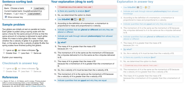 link to Sentence Sorting activity
